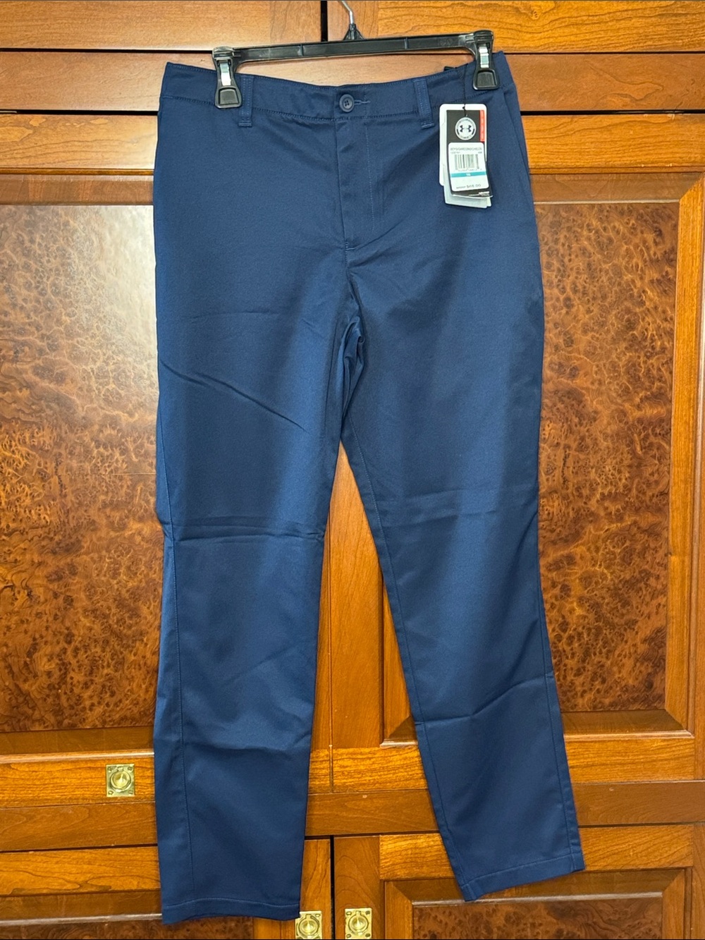 Boys under Armour match play Navy Straight-Leg golf pants size 16 NWT